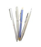  SHEAFFER PARKER 他 ボールペン 4点セット おまとめ 文房具 銀色 シルバー色 青 ブルー /SC ■GY99
