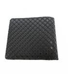 印傳屋 INDEN‐YA INDENYA 美品 HISOCA 黒漆 二つ折り財布 総柄 黒 /MG ■GY99
