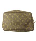 ルイヴィトン LOUIS VUITTON モノグラム トゥルーストワレット23 ポーチ ジャンク 総柄 レザー 茶 ブラウン M47524 0509