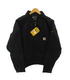 カーハート carhartt タグ付 デトロイトジャケット カバーオール ワーク ライナー 衿 コーデュロイ L 黒 ブラック OJ3828-M 0511