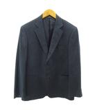 ブルックスブラザーズ BROOKS BROTHERS 346 美品 ツイード テーラードジャケット 背抜き 3B 段返り 37SHT 紺 ネイビー 0528