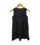 ファミリア Familiar ワンピース ウール ノースリーブ ひざ丈 110cm 紺 ネイビー 0617