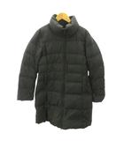 ユニクロ UNIQLO ハイブリッドダウンコート ジップアップ ミドル丈 M 黒 ブラック 211-127660 0629 ■GY99
