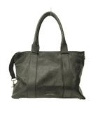 ジミーチュウ JIMMY CHOO トートバッグ クロコ型押し スタッズ レザー 黒 ブラック 0724