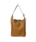 エルメス HERMES 美品 マルワリPM ワン ショルダーバッグ ベルト レザー □N刻印 茶 ブラウン 0819 ☆AA★