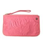 ジューシークチュール JUICY COUTURE ポーチ ロゴ 刺繍 ミラーチャーム ピンク 0904