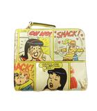 ケイトスペード KATE SPADE × ベティ&ベロニカ コラボ マンガ柄 二つ折り財布 L字ファスナー