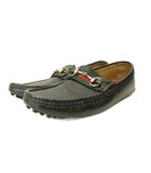グッチ GUCCI シェリーライン ホースビット ローファー シューズ レザー 6.5 25.5cm 黒 ブラック 322741 1003 ■IBO106