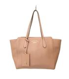 グッチ GUCCI スウィング トートバッグ ネームタグ レザー ピンク 354408-520981 1003