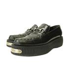 グッチ GUCCI 24AW ホースビット クリーパー ローファー シューズ レザー 7.5 26.5cm 黒 ブラック 797095 1003