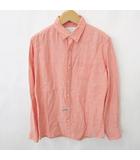 ベイフロー BAYFLOW シャツ カジュアル 長袖 リネン オレンジ 4