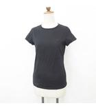 ラルフローレン RALPH LAUREN Tシャツ カットソー 半袖 丸首 ロゴ 綿 黒 ブラック L