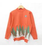 パーリーゲイツ PEARLY GATES ジャックバニー Jack Bunny!! ゴルフ スポーツウエア ニット セーター 長袖 ハイネック 2022年モデル オレンジ 緑 茶 ベージュ 4