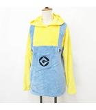  DESPICABLE ME ミニオン パーカ 長袖 フード フリース コスプレ 黄 青 イエロー ブルー M～L