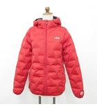 フィラ FILA 中綿 ジャケット ジップアップ ロゴ フード 裏アルミ 保温 防寒 赤 レッド M