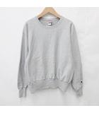 チャンピオン CHAMPION トレーナー 長袖 裏起毛 ロゴ ワッペン グレー L