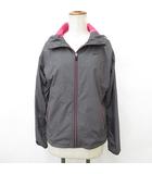 ナイキ NIKE ジャケット スポーツウェア 長袖 ジップアップ フード ロゴ グレー ピンク L