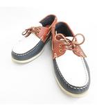 セダークレスト CEDAR CREST デッキシューズ スリッポン レザー ホワイト ブラウン ネイビー 白 茶 紺 S