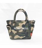 パーリーゲイツ PEARLY GATES ゴルフ カートバッグ ラウンドバッグ ミニトートバッグ ロゴ カモフラ柄 迷彩 グリーン カーキ ベージュ