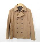 ミッシェルクランオム M.K HOMME コート Pコート ダブル テーラーカラー ベンツ 茶 ブラウン 48