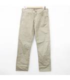 リーバイス Levi's 505 パンツ ジーンズ ストレート ロング 綿 ベージュ 32 30