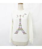 キャロウェイ CALLAWAY セーター ニット ゴルフ スポーツウェア 長袖 丸首 ウール混 白 ホワイト M