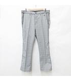 エドウィン EDWIN GOLF ゴルフ スポーツウエア パンツ スラックス ストレッチ ロング チェック柄 黒 グレー ブラック XL