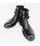 ディオール Dior EVIDENCE BOOTS JODHPUR BUCKLE ジョッパー バックルブーツ ブーツ レザー ブラック 黒 40 ☆AA★