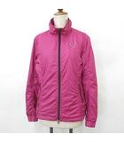 プーマ PUMA GOLF ゴルフ ジャケット スポーツウェア 長袖 ジップアップ フード メッシュ 裏起毛 ピンク L