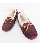 アグ オーストラリア UGG australia デッキシューズ ドライビングシューズ スリッポン ムートン 1003390 ワイン 赤茶 クリーム 27