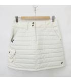 フィラ FILA GOLF スカート ゴルフ スポーツウェア 中綿 裏起毛 防寒 白 ホワイト M