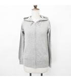 ジャーナルスタンダード レリューム JOURNAL STANDARD relume ニット セーター パーカー 長袖 ジップアップ フード カシミヤ グレー F