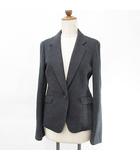 プロポーション ボディドレッシング PROPORTION BODY DRESSING ジャケット テーラージャケット シングル 1B 毛 総裏 グレー 4