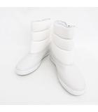 ラコステ LACOSTE ブーツ ショートブーツ ウインターブーツ キルティング ホワイト 40