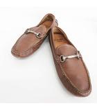 クラークス clarks ドライビングシューズ ローファー ビット 革靴 レザー ブラウン 茶 40