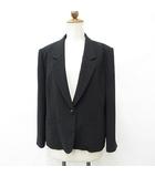  VIBAMARY フォーマル ブラックフォーマル ジャケット テーラーカラー シングル 総裏 黒 ブラック 13AR
