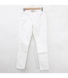 トミーヒルフィガー TOMMY HILFIGER デニム ホワイトデニム ジーンズ スキニー ロング 綿 白 ホワイト 0