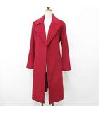 ローレンラルフローレン LAUREN RALPH LAUREN コート ロング テーラーカラー ダブル 羽織 ベルト 赤 レッド 6