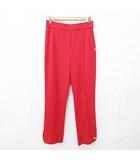 ピッコーネ PICONE ROMA パンツ ストレート ロング スリット 別布 赤 青 レッド ブルー 38