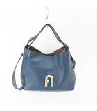 フルラ FURLA ハンドバッグ ショルダーバッグ ホーボーバッグ 2WAY プリムラ レザー ネイビー 紺 ☆AA★