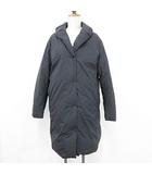 ナンガ NANGA コート ダウンコート ショールカラー セミダブル ジップアップ ナイロン ブラック 黒 WL