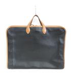エルメス HERMES ガーメントバッグ ヴィンテージ トラベルバッグ ビジネスバッグ ハンガー レザー ブラック ブラウン 黒 茶 ☆AA★