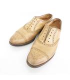 エドワードグリーン EDWARD GREEN ドレスシューズ ビジネスシューズ 革靴 レザーシューズ メダリオン ブラウン 9/9.5E