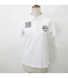 フィラ FILA GOLF ゴルフ スポーツウエア シャツ ポロシャツ 半袖 白 紺 ホワイト ネイビー L