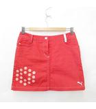 プーマ PUMA ゴルフ スポーツウエア スカート インナーパンツ 赤 白 レッド ホワイト M