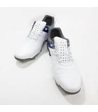 フットジョイ FootJoy FJ ドライジョイズ BOA ゴルフシューズ スパイク ダイヤル式 53368J ホワイト ブルー 白 青 25.5