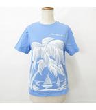 ポロ ラルフローレン POLO RALPH LAUREN Tシャツ 半袖 丸首 プリント 綿 青 ブルー 160