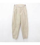 イエナ IENA パンツ カーブパンツ ロング 後ゴム 半裏 ベージュ 38