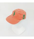 ポロ バイ ラルフローレン Polo by Ralph Lauren 帽子 キャップ ビッグポニー 刺繍 オレンジ グリーン 緑 ☆AA★