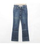 リーバイス レディースタイル LEVI'S LADY STYLE パンツ デニム ジーンズ ブーツカット ロング インディゴブルー 青 紺 ネイビー 27
